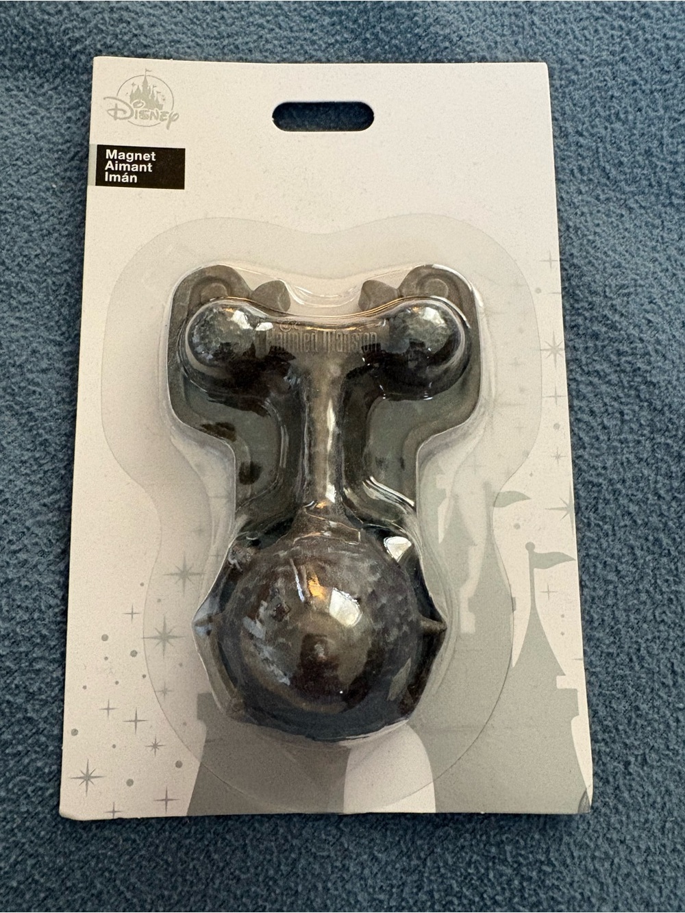 Disney Parks Haunted Mansion Door Knocker Refrigerator Magnet NEW